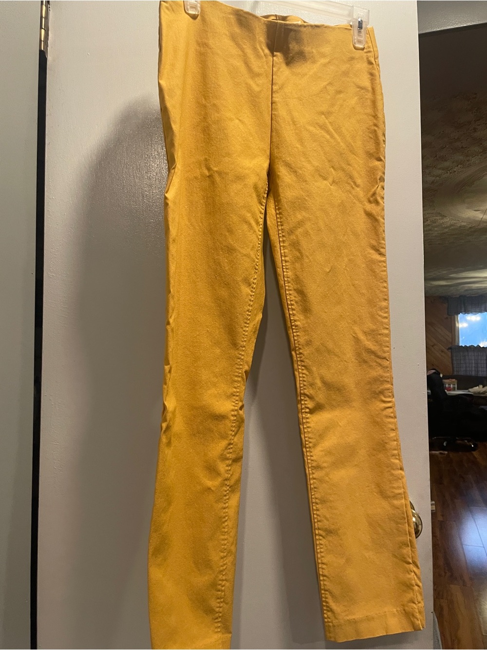 Crosby Golden Yellow High-Waist Pants size 2